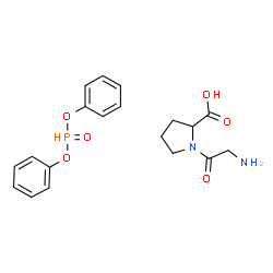 ChemSpider 2D Image | glycyl-proline diphenyl phosphonate | C19H23N2O6P
