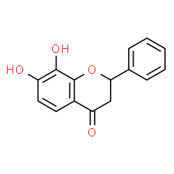 ChemSpider 2D Image | 7,8-DIHYDROXYFLAVANONE | C15H12O4