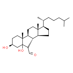 ChemSpider 2D Image | 5-hydroxy-6-formyl-7-norcholesterol | C27H46O3