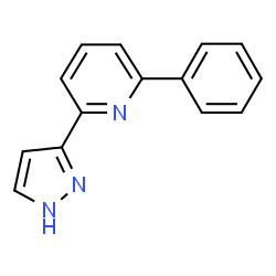 ChemSpider 2D Image | 2-Phenyl-6-(1H-pyrazol-3-yl)pyridine | C14H11N3