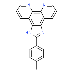 ChemSpider 2D Image | 2-(4-methylphenyl)imidazo(4,5-f)1,10-phenanthroline | C20H14N4