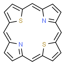 ChemSpider 2D Image | 21,23-dithiaporphyrin | C20H12N2S2