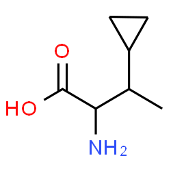 ChemSpider 2D Image | 2-Amino-3-cyclopropylbutanoic acid | C7H13NO2