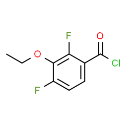 ChemSpider 2D Image | 3-Ethoxy-2,4-difluorobenzoyl chloride | C9H7ClF2O2