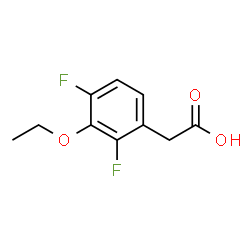 ChemSpider 2D Image | 3-Ethoxy-2,4-difluorophenylacetic acid | C10H10F2O3