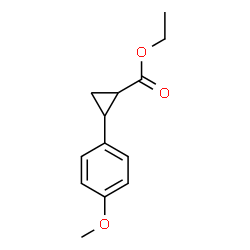 ChemSpider 2D Image | Ethyl 2-(4-methoxyphenyl)cyclopropanecarboxylate | C13H16O3