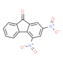 ChemSpider 2D Image | 2,4-Dinitro-9H-fluoren-9-one | C13H6N2O5