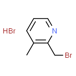 ChemSpider 2D Image | 2-(Bromomethyl)-3-methylpyridine hydrobromide | C7H9Br2N