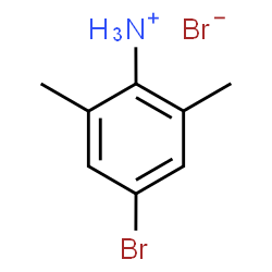 ChemSpider 2D Image | 4-Bromo-2,6-dimethylanilinium bromide | C8H11Br2N