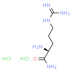 ChemSpider 2D Image | D-Argininamide dihydrochloride | C6H17Cl2N5O