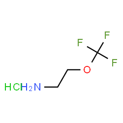 ChemSpider 2D Image | 2-(trifluoromethoxy)ethan-1-amine hydrochloride | C3H7ClF3NO