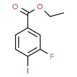 ChemSpider 2D Image | Ethyl 3-fluoro-4-iodobenzoate | C9H8FIO2
