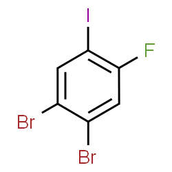 ChemSpider 2D Image | 1,2-Dibromo-4-fluoro-5-iodobenzene | C6H2Br2FI