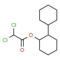 ChemSpider 2D Image | 1,1'-Bi(cyclohexyl)-2-yl dichloroacetate | C14H22Cl2O2