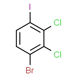 ChemSpider 2D Image | 1-Bromo-2,3-dichloro-4-iodobenzene | C6H2BrCl2I