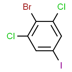 ChemSpider 2D Image | 4-Bromo-3,5-dichloroiodobenzene | C6H2BrCl2I