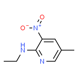 ChemSpider 2D Image | 2-Ethylamino-5-methyl-3-nitropyridine | C8H11N3O2