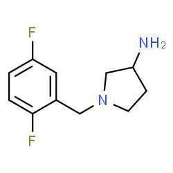 ChemSpider 2D Image | 1-(2,5-Difluorobenzyl)-3-pyrrolidinamine | C11H14F2N2