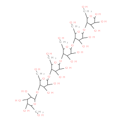 ChemSpider 2D Image | Hexopyranosyl-(1->4)hexopyranosyl-(1->4)hexopyranosyl-(1->4)hexopyranosyl-(1->4)hexopyranosyl-(1->4)hexopyranose | C36H62O31