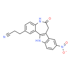 ChemSpider 2D Image | alsterpaullone 2-cyanoethyl | C19H14N4O3