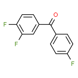 ChemSpider 2D Image | (3,4-Difluorophenyl)(4-fluorophenyl)methanone | C13H7F3O