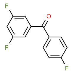 ChemSpider 2D Image | 3,4',5-Trifluorobenzophenone | C13H7F3O