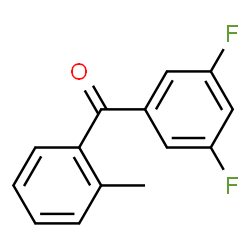 ChemSpider 2D Image | (3,5-Difluorophenyl)(2-methylphenyl)methanone | C14H10F2O