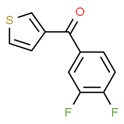 ChemSpider 2D Image | (3,4-Difluorophenyl)-3-thienylmethanone | C11H6F2OS