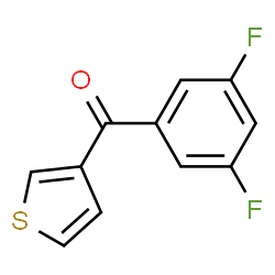 ChemSpider 2D Image | (3,5-Difluorophenyl)-3-thienylmethanone | C11H6F2OS
