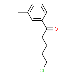 ChemSpider 2D Image | 5-Chloro-1-(3-methylphenyl)-1-pentanone | C12H15ClO