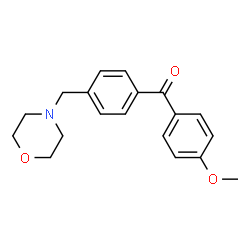 ChemSpider 2D Image | 4-{[4-(4-METHOXYBENZOYL)PHENYL]METHYL}MORPHOLINE | C19H21NO3