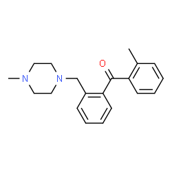 ChemSpider 2D Image | (2-Methylphenyl){2-[(4-methyl-1-piperazinyl)methyl]phenyl}methanone | C20H24N2O