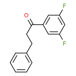 ChemSpider 2D Image | 3',5'-difluoro-3-phenylpropiophenone | C15H12F2O