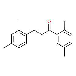ChemSpider 2D Image | 2',5'-dimethyl-3-(2,4-dimethylphenyl)propiophenone | C19H22O