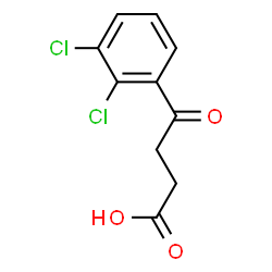 ChemSpider 2D Image | 4-(2,3-Dichlorophenyl)-4-oxobutanoic acid | C10H8Cl2O3