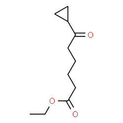 ChemSpider 2D Image | Ethyl 6-cyclopropyl-6-oxohexanoate | C11H18O3