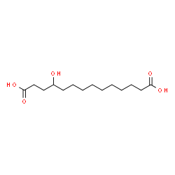 ChemSpider 2D Image | 4-Hydroxytetradecanedioic acid | C14H26O5