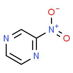 ChemSpider 2D Image | 2-Nitropyrazine | C4H3N3O2
