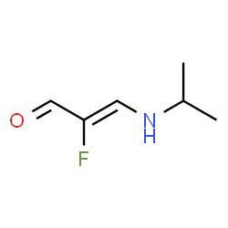 ChemSpider 2D Image | (2Z)-2-Fluoro-3-(isopropylamino)acrylaldehyde | C6H10FNO