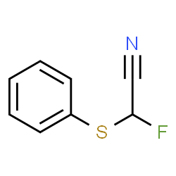 ChemSpider 2D Image | Fluoro(phenylsulfanyl)acetonitrile | C8H6FNS