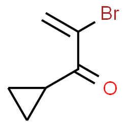 ChemSpider 2D Image | 2-Bromo-1-cyclopropyl-2-propen-1-one | C6H7BrO