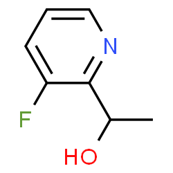 ChemSpider 2D Image | 1-(3-Fluoro-2-pyridinyl)ethanol | C7H8FNO