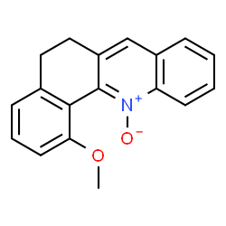 ChemSpider 2D Image | 1-Methoxy-5,6-dihydrobenzo[c]acridine 12-oxide | C18H15NO2