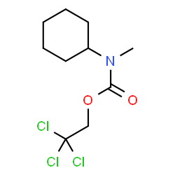 ChemSpider 2D Image | 2,2,2-Trichloroethyl cyclohexyl(methyl)carbamate | C10H16Cl3NO2