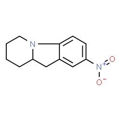 ChemSpider 2D Image | 2-Nitro-6,7,8,9,9a,10-hexahydropyrido[1,2-a]indole | C12H14N2O2