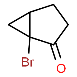 ChemSpider 2D Image | 1-Bromobicyclo[3.1.0]hexan-2-one | C6H7BrO