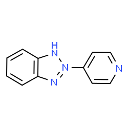 ChemSpider 2D Image | 2-(4-Pyridinyl)-1H-1,2lambda~5~,3-benzotriazole | C11H9N4