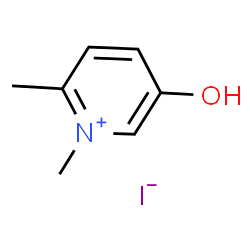ChemSpider 2D Image | 5-Hydroxy-1,2-dimethylpyridinium iodide | C7H10INO