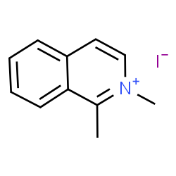 ChemSpider 2D Image | 1,2-Dimethylisoquinolin-2-ium iodide | C11H12IN