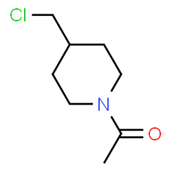 ChemSpider 2D Image | 1-[4-(Chloromethyl)-1-piperidinyl]ethanone | C8H14ClNO